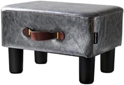 H&B Luxuries Footstool Small Ottoman, PU Leather Small Ottoman Foot Rest,16.14" Extended Rectangular Footstool With Carry,Ottoman For Living Room, Bedroom, Couch,Patio,Cloakroom (Light Brown) 23 H&B Luxuries Footstool Small Ottoman, PU Leather Small Ottoman Foot Rest,16.14" Extended Rectangular Footstool With Carry,Ottoman For Living Room, Bedroom, Couch,Patio,Cloakroom (Light Brown) -Amazon Store 417Uc48csyL. AC