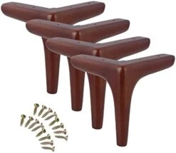 4 Pack Woodenniture Legs, Replacement Solid Wooden Sofa Legs, Sofa Wooden Feet, For Table Dresser Cabinets Cupboard Sofa Stool, Can Bear 600 Kg/a/138Mm -Amazon Store 417cUPkOzIL. AC 1