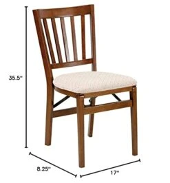 Stakmore School House Folding Chair Finish, Set Of 2, Fruitwood -Amazon Store 417nST3b9oL