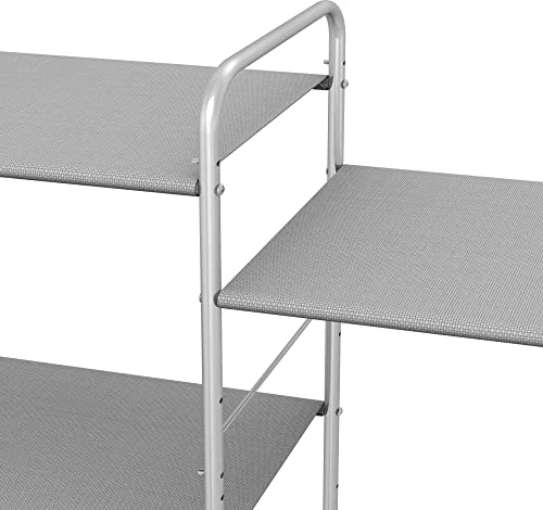 Simple Houseware 3-Tier Shoe Rack Storage Organizer, Grey 5 Simple Houseware 3-Tier Shoe Rack Storage Organizer, Grey - Image 3