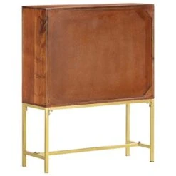 MengK Highboard 31.5"x11.8"x39.4 Solid Acacia Wood -Amazon Store 417s43eoX7L