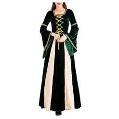 JEGULV Renaissance Dress Women Fairy, 2023 Halloween Womens Vintage Medieval Irish Over Dress Peasant Maxi Dress Ball Gown -Amazon Store 418zDQvAfvL
