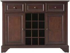 Crosley Furniture Alexandria Wine Buffet/Sideboard - Vintage Mahogany -Amazon Store 419BnfJjAlL. AC