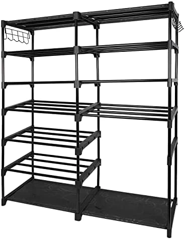 NIUBER 9 Tier Shoe Rack Sturdy Large Show Rack Heavy Duty For Entryway Shoe Shelves For Closet Shoe Rack Organizer For Entryway 8 NIUBER 9 Tier Shoe Rack Sturdy Large Show Rack Heavy Duty For Entryway Shoe Shelves For Closet Shoe Rack Organizer For Entryway - Image 6