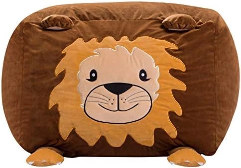 Posh Creations Large Bean Bag Soft Cozy Animal Chair For Bedrooms, Kids Lounger, Large-24 Inch, Chevron Green And White (sdfds) 8 Posh Creations Large Bean Bag Soft Cozy Animal Chair For Bedrooms, Kids Lounger, Large-24 Inch, Chevron Green And White (sdfds) - Image 6