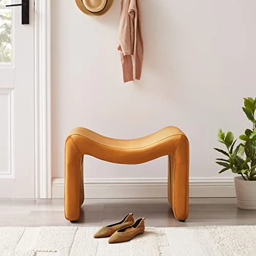 VANOMi Small Footstool Ottoman, Multi-Functional Modern Foot Stool, Sofa Footrest Extra Seating For Living Room, Entryway, Hallways And Bedrooms 7 VANOMi Small Footstool Ottoman, Multi-Functional Modern Foot Stool, Sofa Footrest Extra Seating For Living Room, Entryway, Hallways And Bedrooms - Image 5