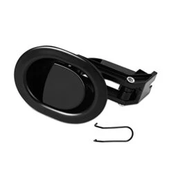 Enoosee Recliner Sofa/Chair Release Oval All-Metal Pull Recliner Handle 3" By 3.5", Fits Ashley, Lazy Boy And Other Manufacturer Brands Chair Release Handle Black