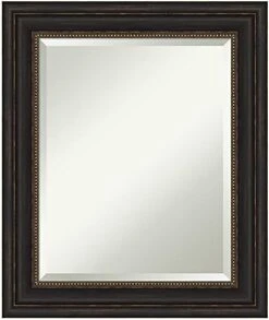 Amanti Art Vanity Wall Framed Bathroom Mirror, Glass Size 24 X 36, Accent Bronze Narrow -Amazon Store 41A104aTMbL. AC