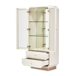 Michael Amini La Rachelle Display Cabinet In Champagne Ivory -Amazon Store 41A5cFIMWuL