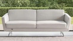 Zuri Furniture Modern Armondo Loveseat In Black Microfiber And Genuine Leather -Amazon Store 41ABFXIPQDL. AC