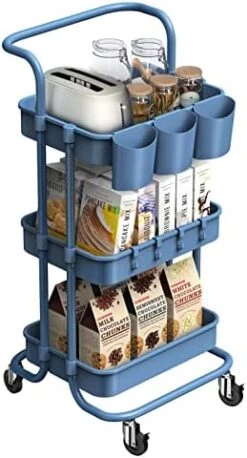 ALVOROG 3-Tier Rolling Utility Cart Storage Shelves Multifunction Storage Trolley Service Cart With Mesh Basket Handles And Wheels Easy Assembly For Bathroom, Kitchen, Office (White) 16 ALVOROG 3-Tier Rolling Utility Cart Storage Shelves Multifunction Storage Trolley Service Cart With Mesh Basket Handles And Wheels Easy Assembly For Bathroom, Kitchen, Office (White) -Amazon Store 41AHw23MhBL. AC