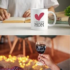 THYGIFTREE I Love You Mom Gifts For Mothers Day Funny Mom Birthday Gifts From Daughter Son, Cool New Mom Gifts For Women -Amazon Store 41AgAxggzXL