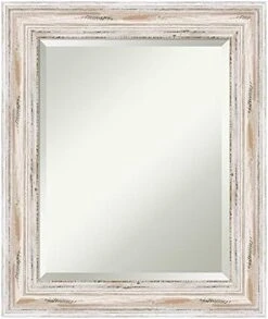 Amanti Art Vanity Wood Framed Bathroom Mirror, Glass Size 36x24, Blanco White -Amazon Store 41AmkXFD3LL. AC