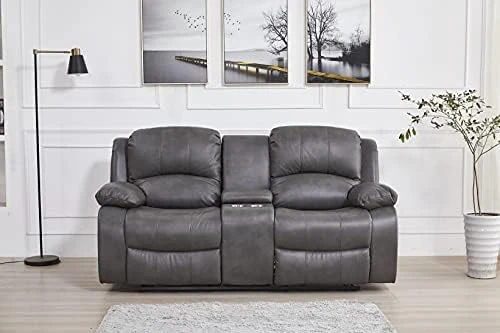 Betsy Furniture Power Reclining Bonded Leather Living Room Set (Brown, Loveseat) 11 Betsy Furniture Power Reclining Bonded Leather Living Room Set (Brown, Loveseat) - Image 9