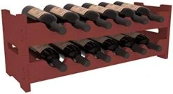 Wine Racks America® Living Series Mini Scallop Wine Rack - Durable And Modular Wine Storage System, Pine Unstained - Holds 12 Bottles -Amazon Store 41AyRje7RJL. AC