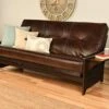 Kodiak Furniture Phoenix Futon Set With Espresso Finish, No Drawers, Oregon Trail Java Mattress -Amazon Store 41B0ksVpHqL