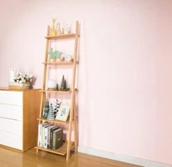 Venloup Ladder Shelf, 5-Tier Bookshelf, Free Standing Organizer Storage Shelves, Storage Rack Shelf For Office, Bathroom, Living Room, Nature 14 Venloup Ladder Shelf, 5-Tier Bookshelf, Free Standing Organizer Storage Shelves, Storage Rack Shelf For Office, Bathroom, Living Room, Nature -Amazon Store 41BwU4jmAbL