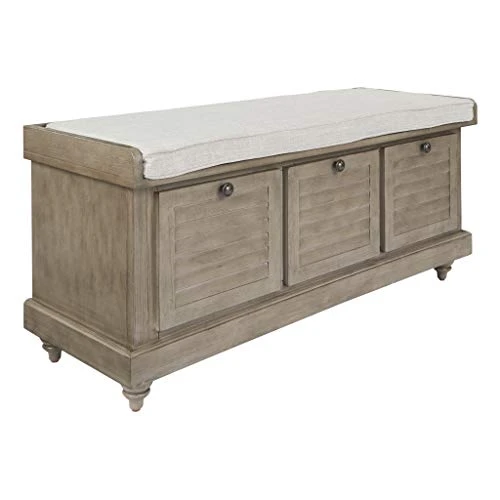 OSP Home Furnishings Dover Bench Antique Grey 3 OSP Home Furnishings Dover Bench Antique Grey