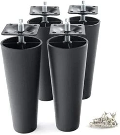 YACHN Bed Leg,Cabinet Feet,Furniture Legs,4PCS Plastic Furniture Legs Bed Sofa Couch Chair Replacement Furniture Bed Risers Black Table And Chair Legs -Amazon Store 41CIunR0hWL