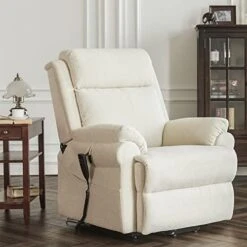 DYNOX Small Lift Chair Recliners With Massage And Heat, Dual Motor Power Lift Sofa With Infinite Adjust For Back And Footrest (Fabirc-Beige) 24 DYNOX Small Lift Chair Recliners With Massage And Heat, Dual Motor Power Lift Sofa With Infinite Adjust For Back And Footrest (Fabirc-Beige) -Amazon Store 41CM8MwjKML. AC