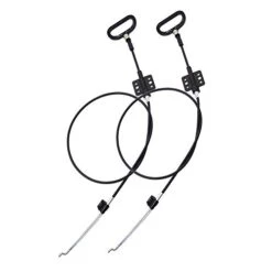 2 Pieces Recliner Release Cable Replacement D-Ring Pull Handle, Exposed Length 4.75" With S Tip