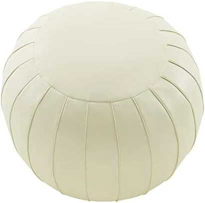 C COMFORTLAND Unstuffed Faux Suede Ottoman Pouf, Round Foot Rest Poof Ottomans, Floor Foot Stool Poufs, Bean Bag Chair Cover With Storage For Living Room, Bedroom, Or Wedding Gifts Grey 16 C COMFORTLAND Unstuffed Faux Suede Ottoman Pouf, Round Foot Rest Poof Ottomans, Floor Foot Stool Poufs, Bean Bag Chair Cover With Storage For Living Room, Bedroom, Or Wedding Gifts Grey - Image 14