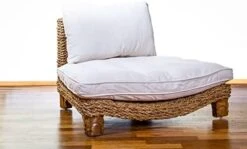 XoticBrands Seagrass Meditation Yoga Chair - Natural With Cream Cushion -Amazon Store 41CpOnrZLDL. AC