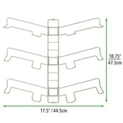 MDesign Modern Metal Shoe Organizer Display & Storage Shelf Rack - Adjustable Shelves Hang & Store Kicks, Running, Basketball, Tennis Shoes - 3 Tier, Each Wall Mount Unit Holds 6 Shoes, 2 Pack, Satin 14 MDesign Modern Metal Shoe Organizer Display & Storage Shelf Rack - Adjustable Shelves Hang & Store Kicks, Running, Basketball, Tennis Shoes - 3 Tier, Each Wall Mount Unit Holds 6 Shoes, 2 Pack, Satin -Amazon Store 41CpWGI2PhL