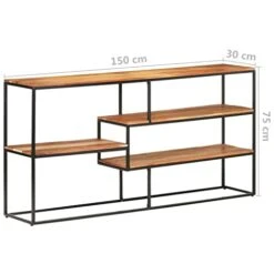 BDBHAVB Hutch For Kitchen Storage, Dining Sideboard, Sideboard, Strong And Sturdy Suitable For Home Kitchen Dinning Living Room 59.1"x11.8"x29.5" Solid Acacia Wood -Amazon Store 41CrP07c0bL