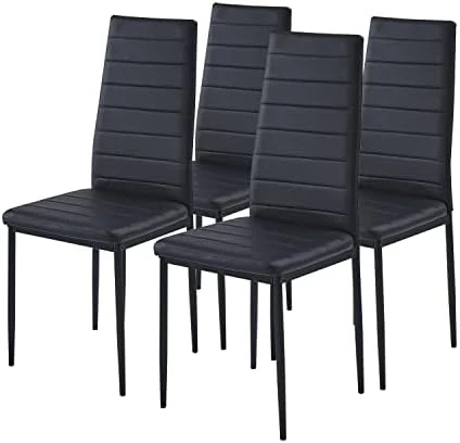 ROZHOME Dining Chair Set Of 4, Modern Kitchen Chairs Linen Side Chairs With Metal Legs And Frame (Green Velvet*4) 17 ROZHOME Dining Chair Set Of 4, Modern Kitchen Chairs Linen Side Chairs With Metal Legs And Frame (Green Velvet*4) - Image 15