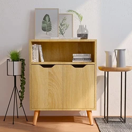 Youuihom Sideboard Storage Cabinets With Doors Tool Cabinets Decorative Cabinets Sonoma Oak 23.6"x11.8"x28.3" Engineered Wood Suitable For Office, Home, Garage, Dining Room 12 Youuihom Sideboard Storage Cabinets With Doors Tool Cabinets Decorative Cabinets Sonoma Oak 23.6"x11.8"x28.3" Engineered Wood Suitable For Office, Home, Garage, Dining Room - Image 10