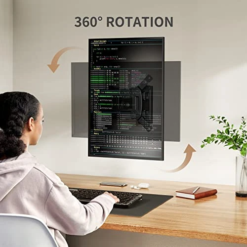 AM Alphamount TV Wall Mount Bracket Full Motion For Most 13-39 Inch TVs Monitors With 360° Rotation Articulating Swivel Extension Arms And Tilt, Hold TV Up To 44lbs Max VESA 200x200mm 4 AM Alphamount TV Wall Mount Bracket Full Motion For Most 13-39 Inch TVs Monitors With 360° Rotation Articulating Swivel Extension Arms And Tilt, Hold TV Up To 44lbs Max VESA 200x200mm - Image 2