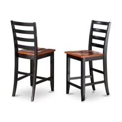 East West Furniture EDFA3-BLK-W Dining Set, 3 Pieces, Black 14 East West Furniture EDFA3-BLK-W Dining Set, 3 Pieces, Black -Amazon Store 41DifBc8X7L