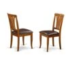 East West Furniture AVC-SBR-LC Avon Dining Chairs - Faux Leather Upholstered Wood Chairs, Set Of 2, Saddle Brown 2 East West Furniture AVC-SBR-LC Avon Dining Chairs - Faux Leather Upholstered Wood Chairs, Set Of 2, Saddle Brown -Amazon Store 41DvtB9FTZL