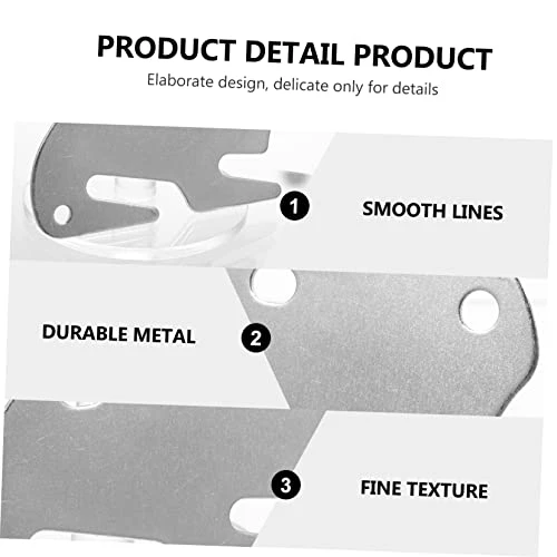 Veemoon 2pcs Furniture Connector Metal Holder Ornament Holders Frame Holder Wooden Bed To Catch Hook Plates Bed Rail Hook Bed Rail Hook Plate Bracket Bed Rail Connector Bed Rail Hinge Tool 8 Veemoon 2pcs Furniture Connector Metal Holder Ornament Holders Frame Holder Wooden Bed To Catch Hook Plates Bed Rail Hook Bed Rail Hook Plate Bracket Bed Rail Connector Bed Rail Hinge Tool - Image 6