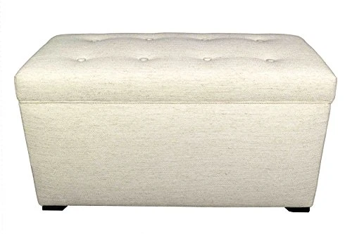 MJL Furniture Designs Angela Collection Button Tufted Upholstered Lift Top Medium Sized Bedroom Chest Storage Trunk, Belfast Series, Ivory 3 MJL Furniture Designs Angela Collection Button Tufted Upholstered Lift Top Medium Sized Bedroom Chest Storage Trunk, Belfast Series, Ivory