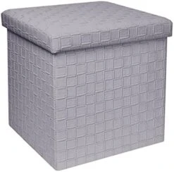 B FSOBEIIALEO Folding Storage Ottoman, Faux Leather Footrest Seat Long Ottomans Bench Storage Box Chest, Black 30"x15"x15" 26 B FSOBEIIALEO Folding Storage Ottoman, Faux Leather Footrest Seat Long Ottomans Bench Storage Box Chest, Black 30"x15"x15" -Amazon Store 41EHd8dfSPL. AC