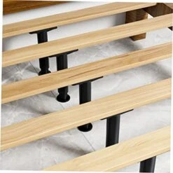 Veemoon 2pcs Bed Support Frame Adjustable Bed Frames Bed Stabilizer Bed Frame Support Leg Adjustable Bed Parts Telescopic Black Plastic Steel Bracket Bed Feet -Amazon Store 41EKPgyRf0L
