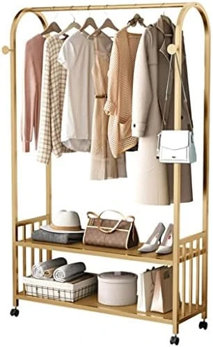 NEPHEW Home Hotel Hall Tree Clothing Rack With 2 Tier Metal Basket For Home Bedroom Laundry Small Place Entryway (Color : Black, Size : 60 * 35 * 170cm) 10 NEPHEW Home Hotel Hall Tree Clothing Rack With 2 Tier Metal Basket For Home Bedroom Laundry Small Place Entryway (Color : Black, Size : 60 * 35 * 170cm) - Image 8