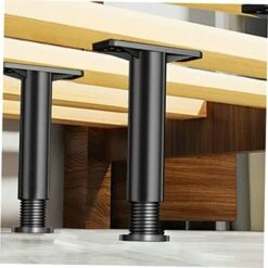 Homoyoyo 2pcs Bed Support Frame Black Bracket Plastic Steel Increased -Amazon Store 41EOpgiYvLL