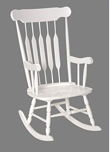 Gift Mark Rocking Chairs - Classic Wooden Rocker - Comfort Fitted Design Perfect For Living Rooms, Bedrooms, Nurserys, And More - Classic Vintage Style Chairs (White) 7 Gift Mark Rocking Chairs - Classic Wooden Rocker - Comfort Fitted Design Perfect For Living Rooms, Bedrooms, Nurserys, And More - Classic Vintage Style Chairs (White) - Image 5