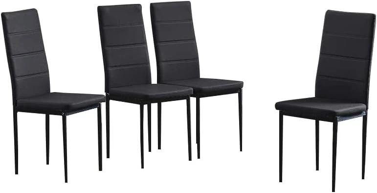 ROZHOME Dining Chair Set Of 4, Modern Kitchen Chairs Linen Side Chairs With Metal Legs And Frame (Green Velvet*4) 14 ROZHOME Dining Chair Set Of 4, Modern Kitchen Chairs Linen Side Chairs With Metal Legs And Frame (Green Velvet*4) - Image 12