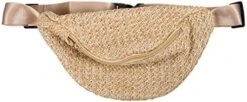 1pc Summer Waist Bag Imitation Straw Woven Bag Chest Pouch Cross- Body Bag ( Color : Beige ) 21 1pc Summer Waist Bag Imitation Straw Woven Bag Chest Pouch Cross- Body Bag ( Color : Beige ) -Amazon Store 41ESbVyhrL. AC
