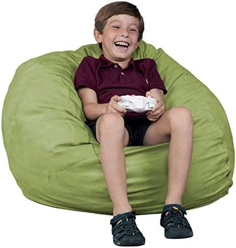 FUGU Bean Bag Chair, Premium Foam Filled 4 XL, Protective Liner Plus Removable Machine Wash Grey Cover 10 FUGU Bean Bag Chair, Premium Foam Filled 4 XL, Protective Liner Plus Removable Machine Wash Grey Cover - Image 8