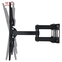 VideoSecu MW380B5 Full Motion Articulating TV Wall Mount Bracket For Most 37"-70" LED LCD UHD Plasma HDTV Up To 125 Lbs With 684x400 600x400 400x400 150x100mm, Dual Arm Pulls Out Up To 14" AW9 -Amazon Store 41Ejb2aRFfL