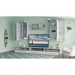 GENERIC Fever Center White Modern Contemporary MDF Lacquer Glass Doors 7 GENERIC Fever Center White Modern Contemporary MDF Lacquer Glass Doors -Amazon Store 41EmSqBeX0L