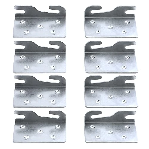 Bitray Wood Bed Rail Brackets Bed Rail Fittings Wood Beds Frame Bracket - 4 Pairs 3 Bitray Wood Bed Rail Brackets Bed Rail Fittings Wood Beds Frame Bracket - 4 Pairs