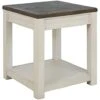 Signature Design By Ashley Bolanburg Farmhouse Square End Table With Floor Shelf, Weathered Brown & White 2 Signature Design By Ashley Bolanburg Farmhouse Square End Table With Floor Shelf, Weathered Brown & White -Amazon Store 41F8vygoQLL