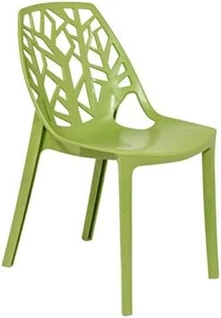 LeisureMod Modern Cornelia Dining Chair, Transparent Red -Amazon Store 41FKc07dyWL. AC