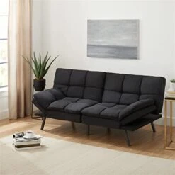 GANFANREN Memory Foam Futon Multifunctional Convertible Folding Bed Sofa